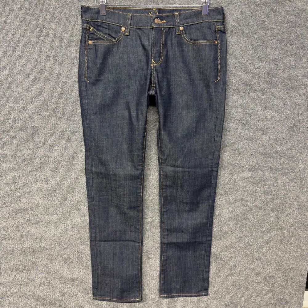 Old Navy The Diva Jeans Womens 10 Dark Wash Lowest Rise Bootcut Stretch Denim